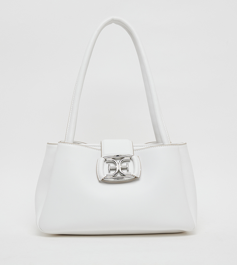 HAZEL Logo Detail Shoulder Bag