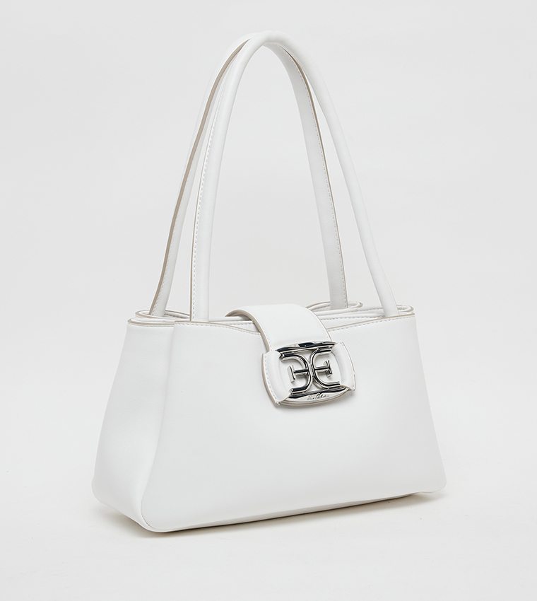 HAZEL Logo Detail Shoulder Bag