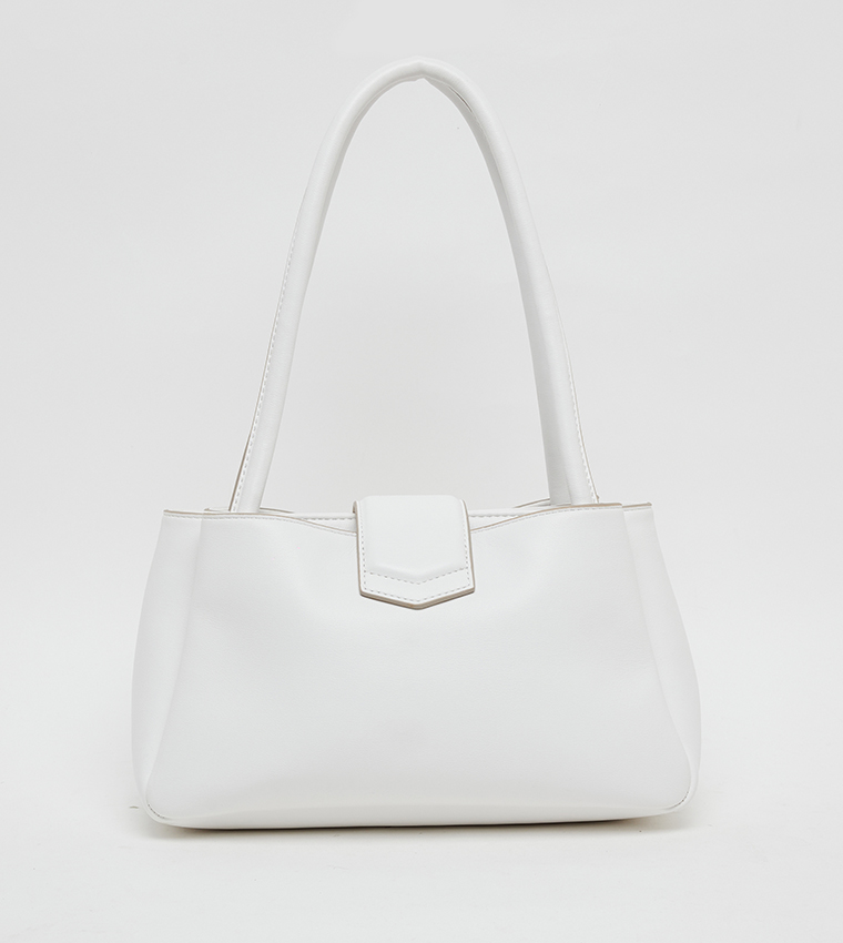 HAZEL Logo Detail Shoulder Bag