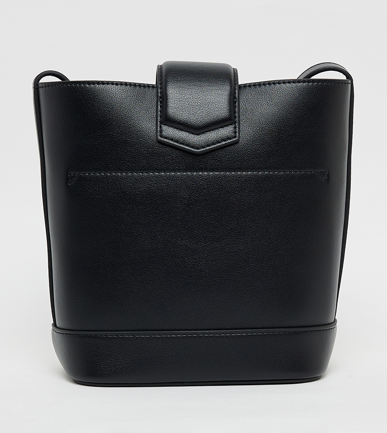 HAZEL Logo Detail Bucket Bag