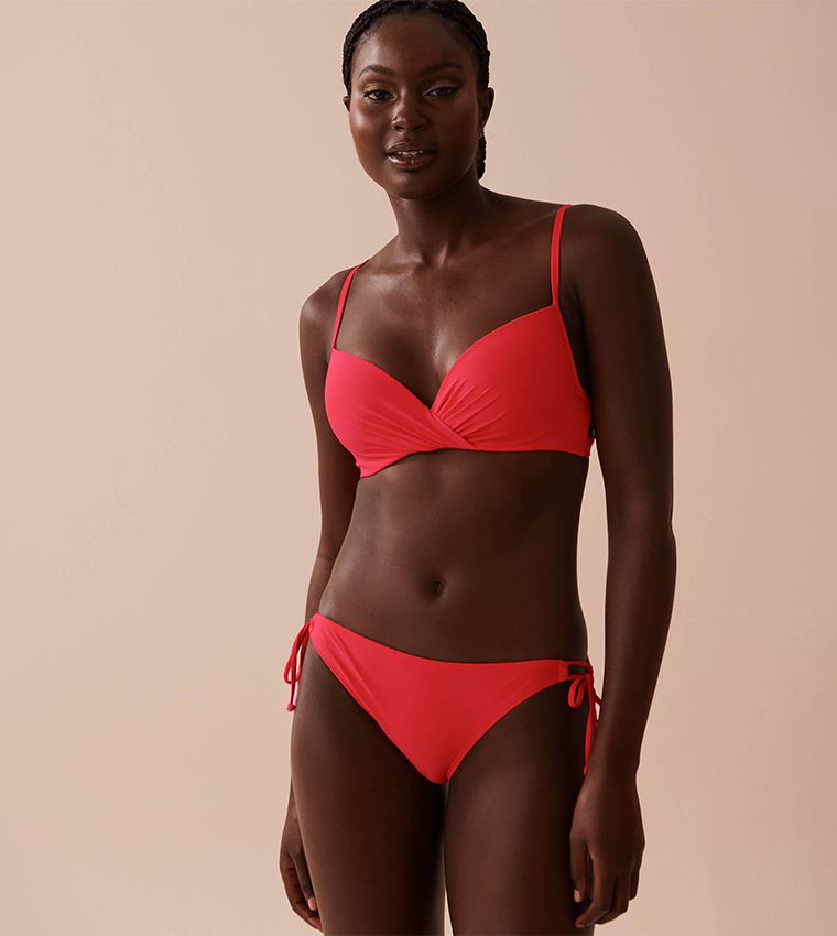 Hibiscus Side Tie Bikini Bottom