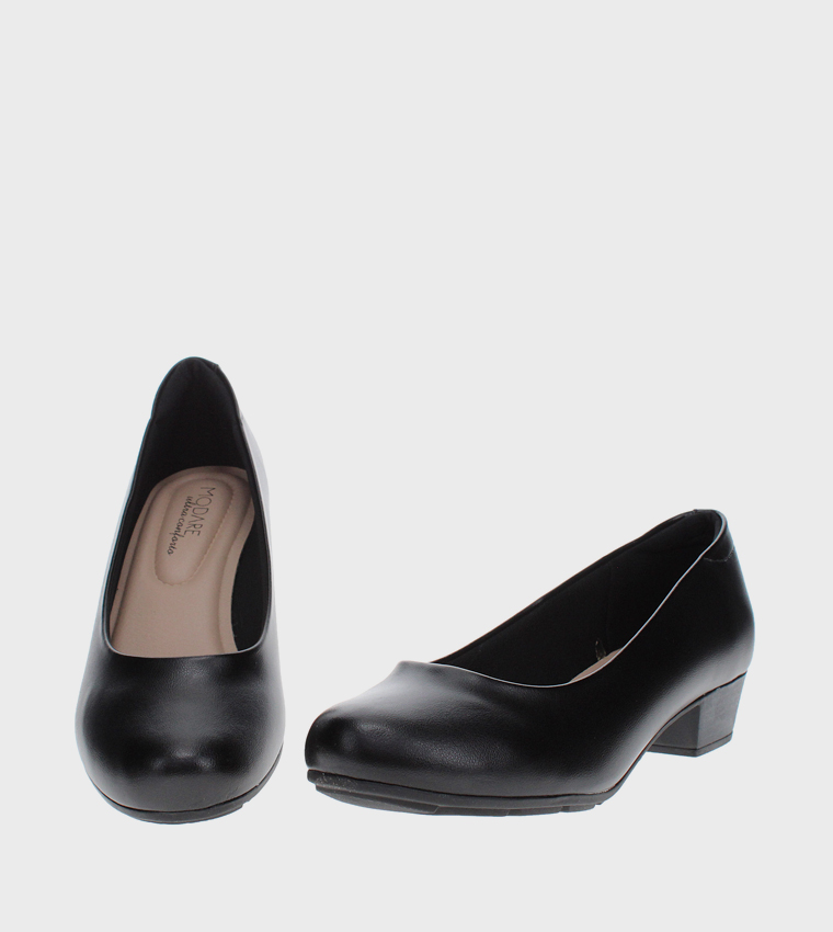 SANTI Block Heel Pumps