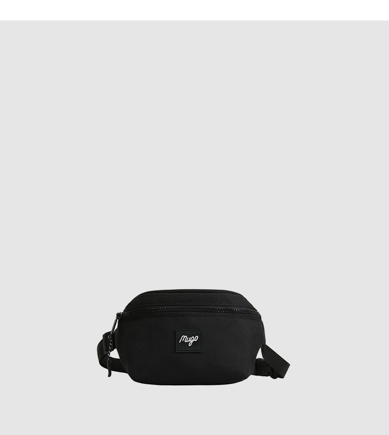 Badge Detail Mini Waist Bag