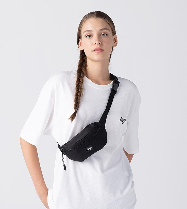 Badge Detail Mini Waist Bag