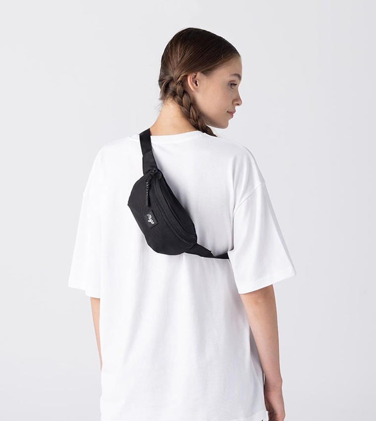 Badge Detail Mini Waist Bag