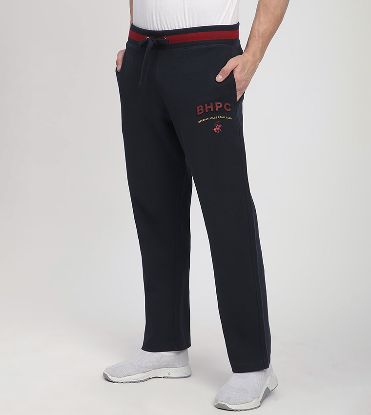 Logo Detail Straight Fit Pants