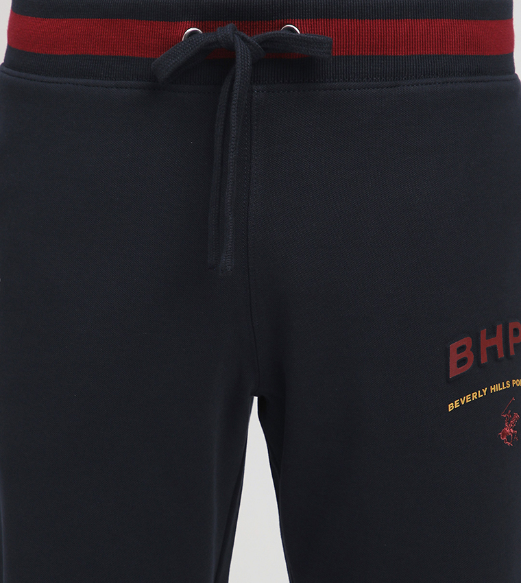 Logo Detail Straight Fit Pants