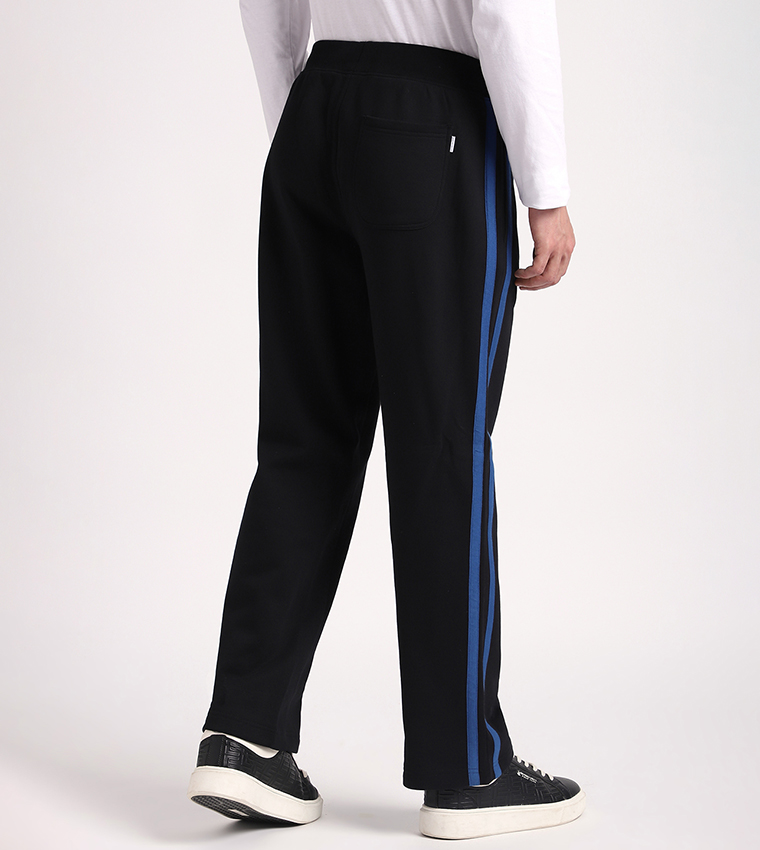 Logo Printed Drawstring Waist Trackpants