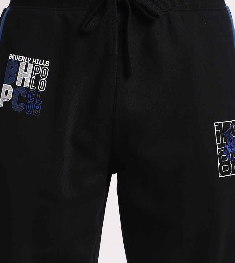 Logo Printed Drawstring Waist Trackpants