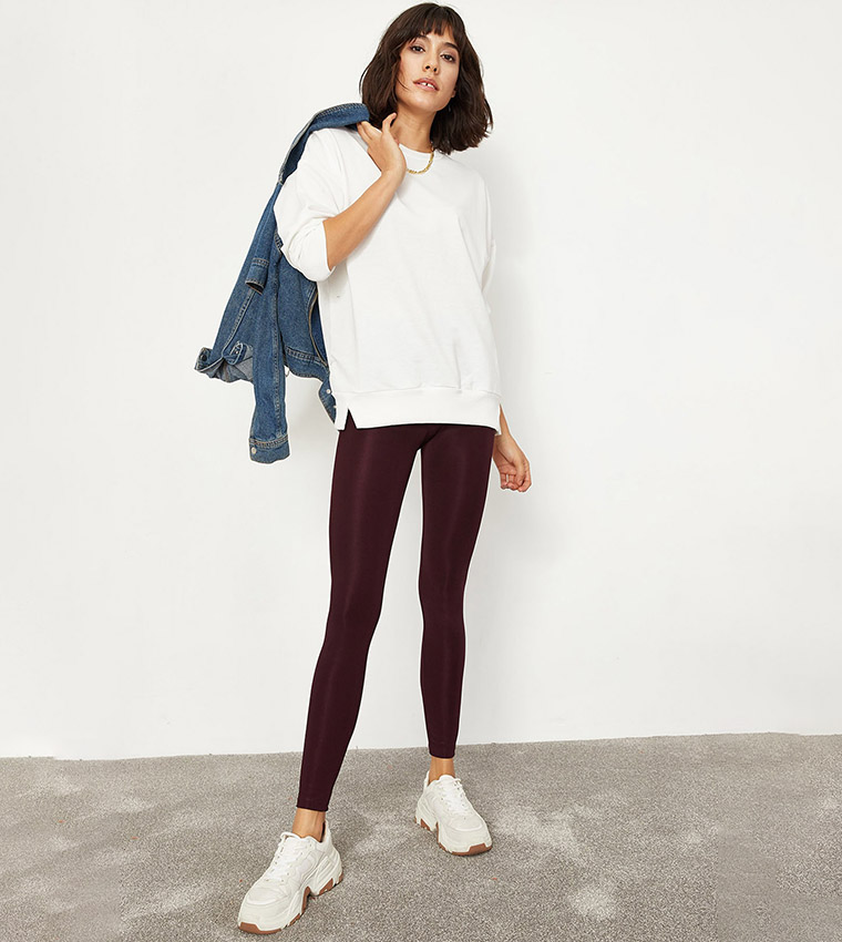 Mauve leggings outfit hotsell