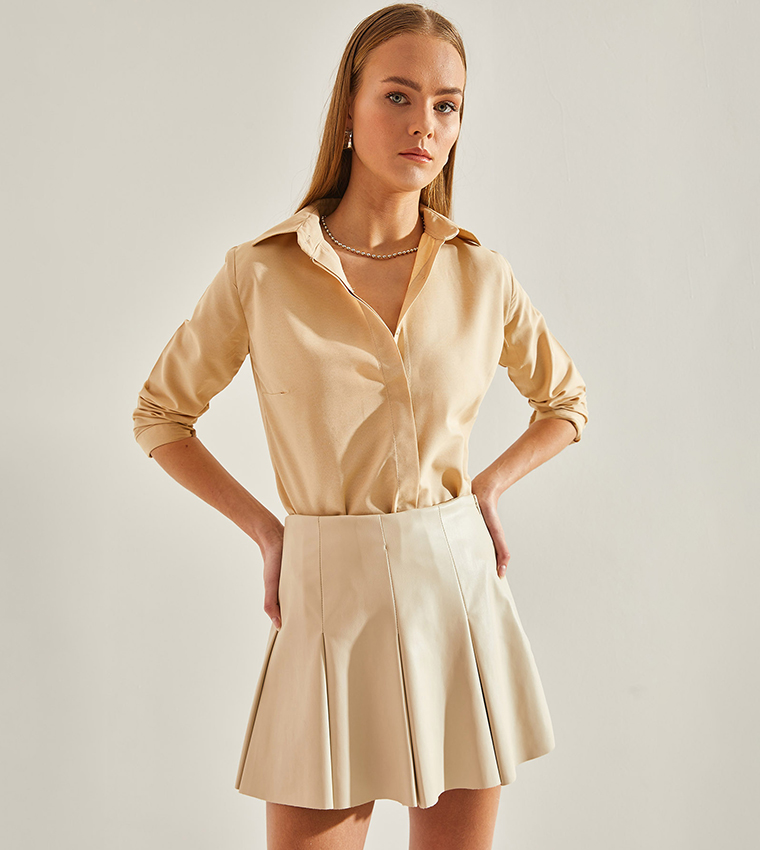 Solid Long Sleeves Shirt