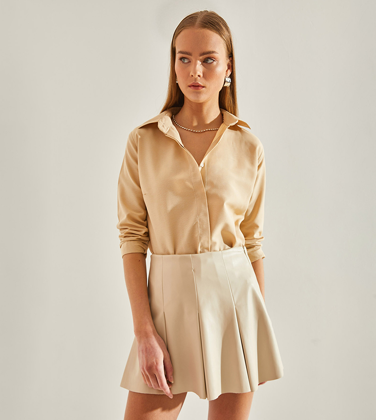 Solid Long Sleeves Shirt