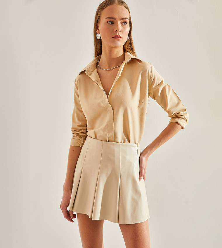 Solid Long Sleeves Shirt