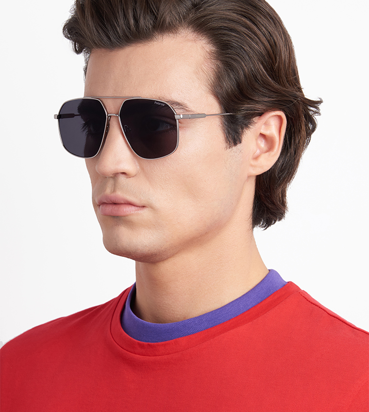Full Rim Aviator Sunglasses