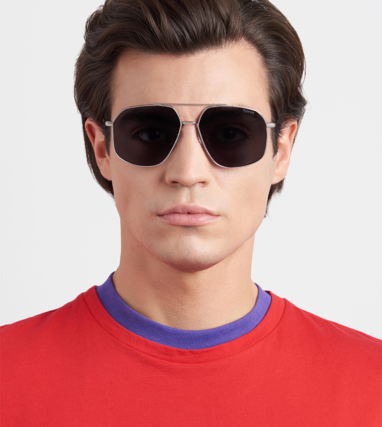 Full Rim Aviator Sunglasses