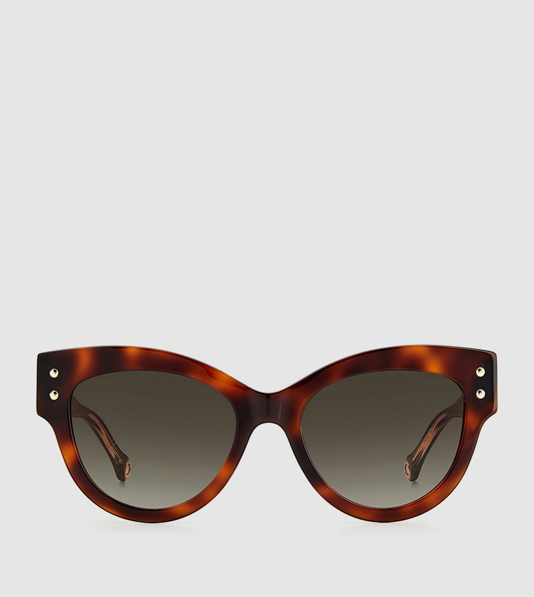 Patterned Cat Eye Sunglasses