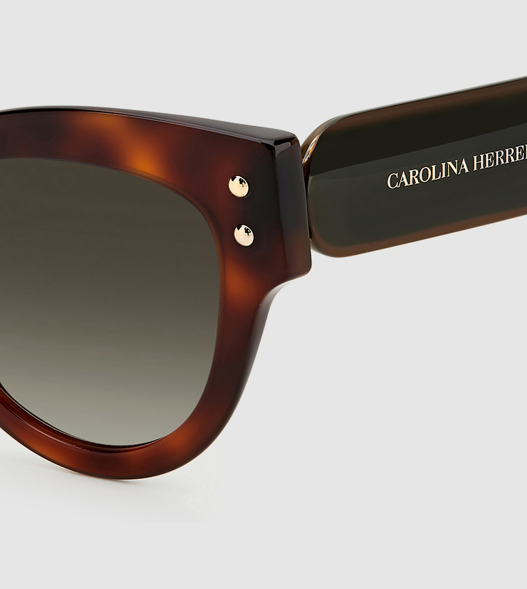 Patterned Cat Eye Sunglasses