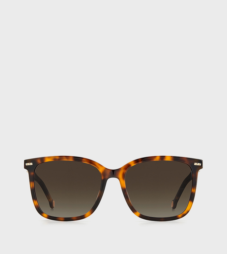 Patterned Square Sunglasses