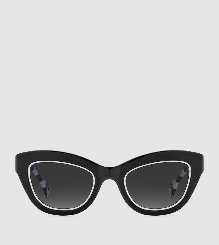 Buy Carolina Herrera Cat Eye Sunglasses In Black | 6thStreet UAE