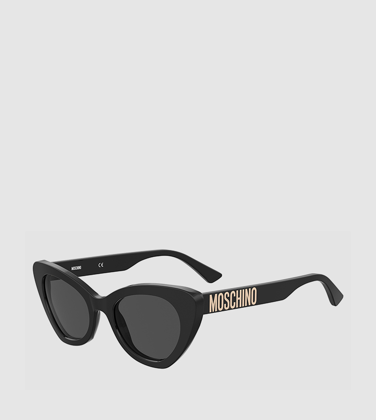 Moschino Black Cat Eye Logo Sunglasses Factory Sale | website.jkuat.ac.ke
