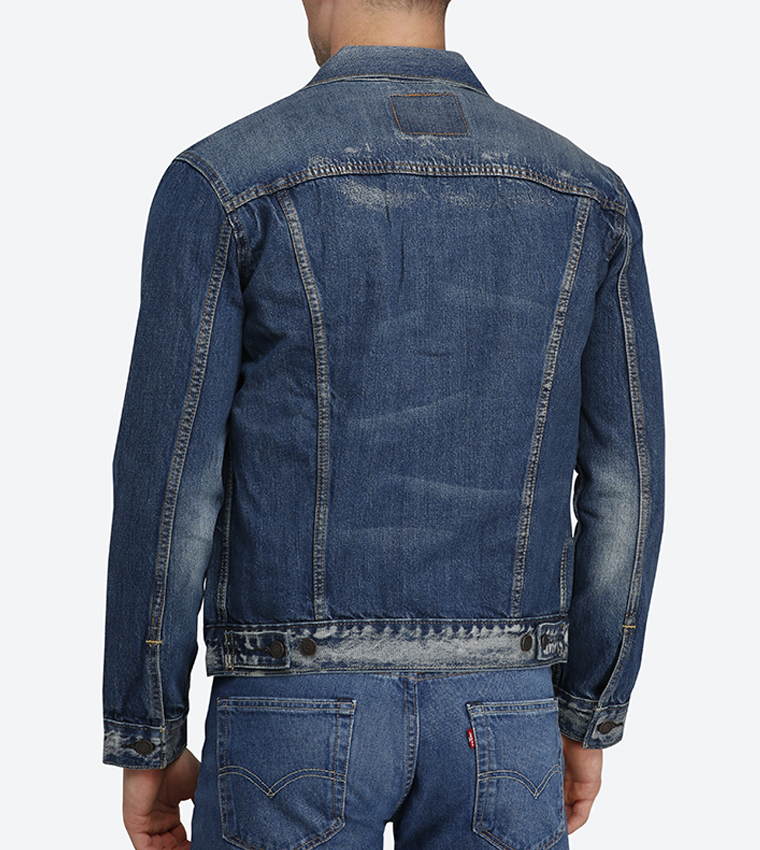 Long Sleeve Denim Jacket - Blue 72334-0140