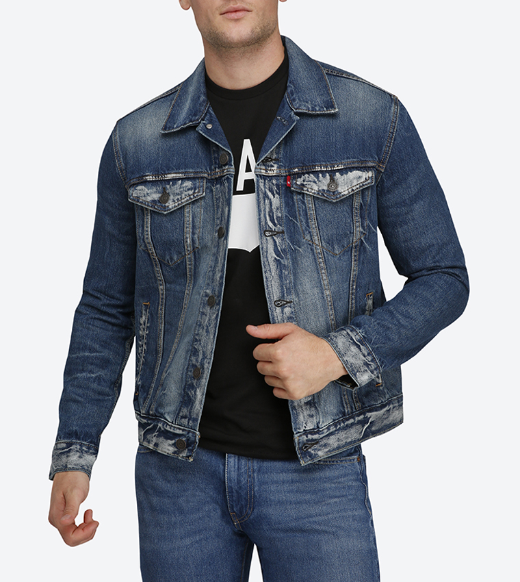Long Sleeve Denim Jacket - Blue 72334-0140