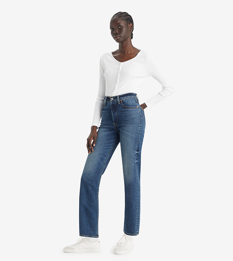 RIBCAGE Straight Fit Jeans