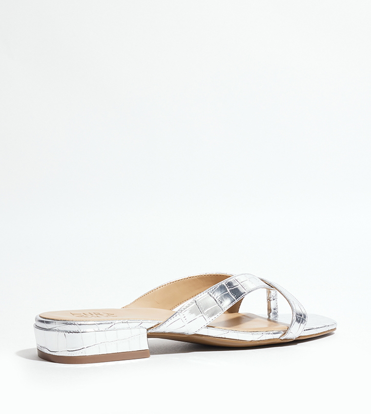 NAPRECIOUS Open Toe Flat Sandals