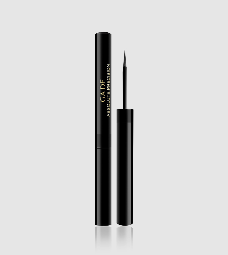 GA-DE Metallic Eyeliner 100 Jet Black – 1 G, Wasserfester Lidstrich Mit Glanz-Effekt