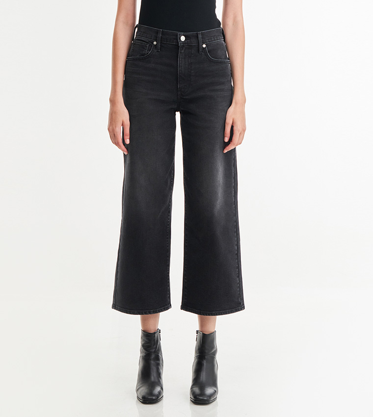 High Rise Wide Leg Jeans