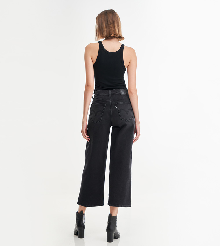High Rise Wide Leg Jeans