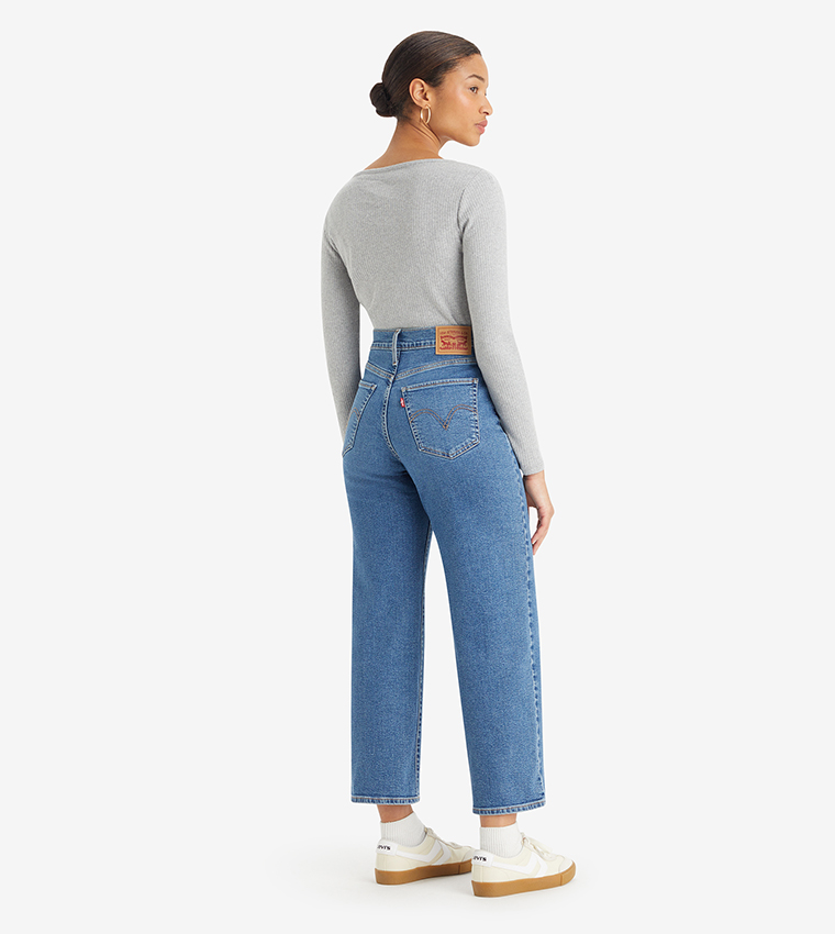 High Rise Wide Leg Jeans