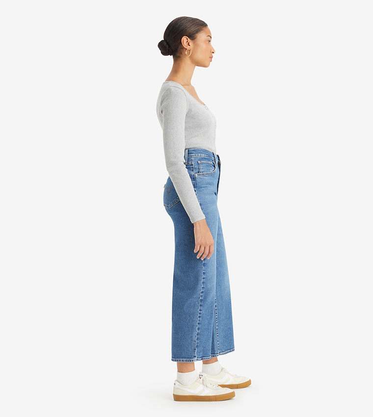 High Rise Wide Leg Jeans
