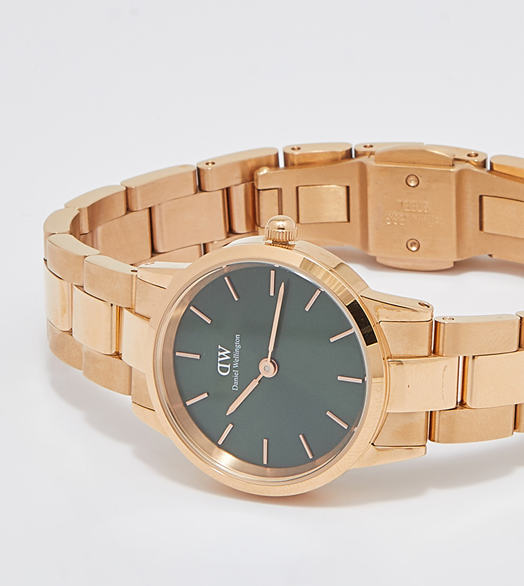 ICONIC Emerald Dial Watch, 28mm
