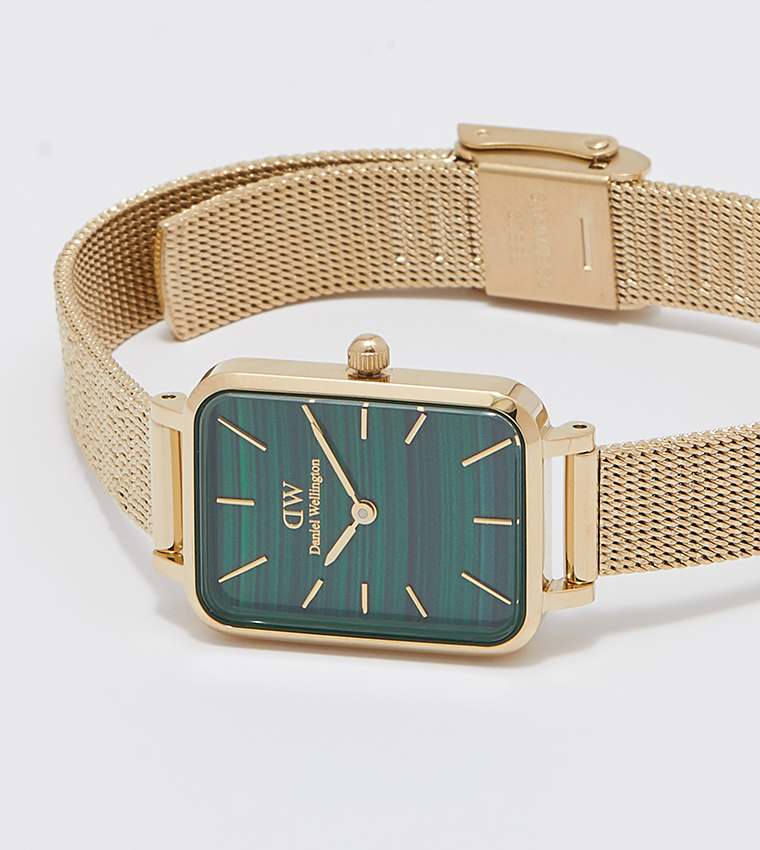 QUADRO Green Dial Analog Watch