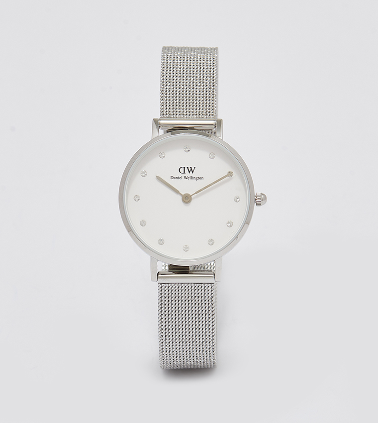 PETITE White Dial Analog Watch
