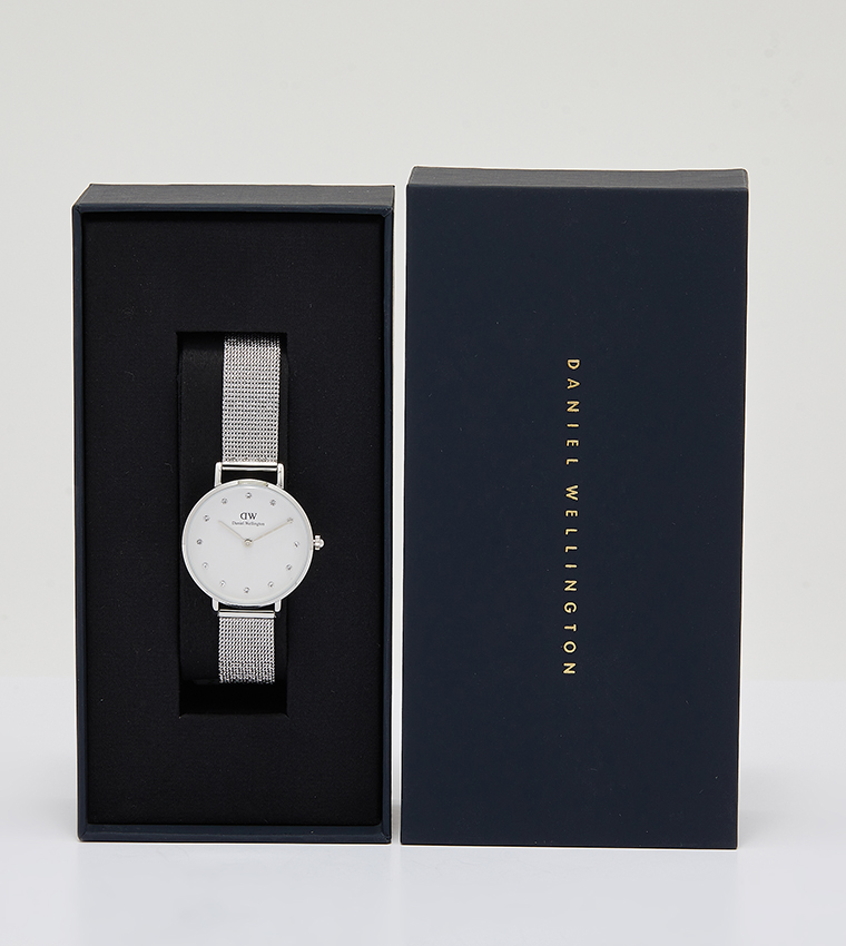 PETITE White Dial Analog Watch