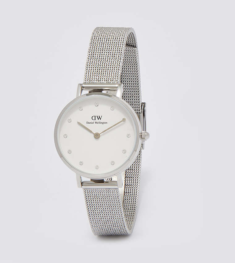 PETITE White Dial Analog Watch