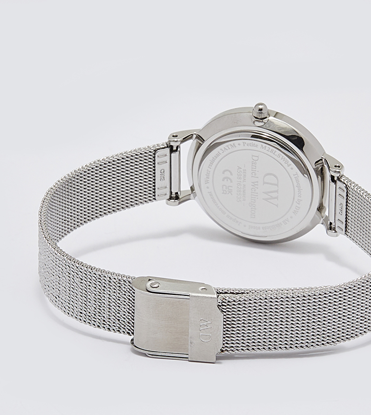 PETITE White Dial Analog Watch