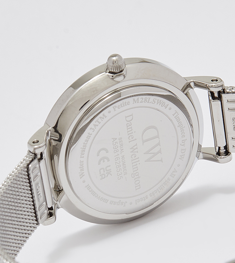 PETITE White Dial Analog Watch