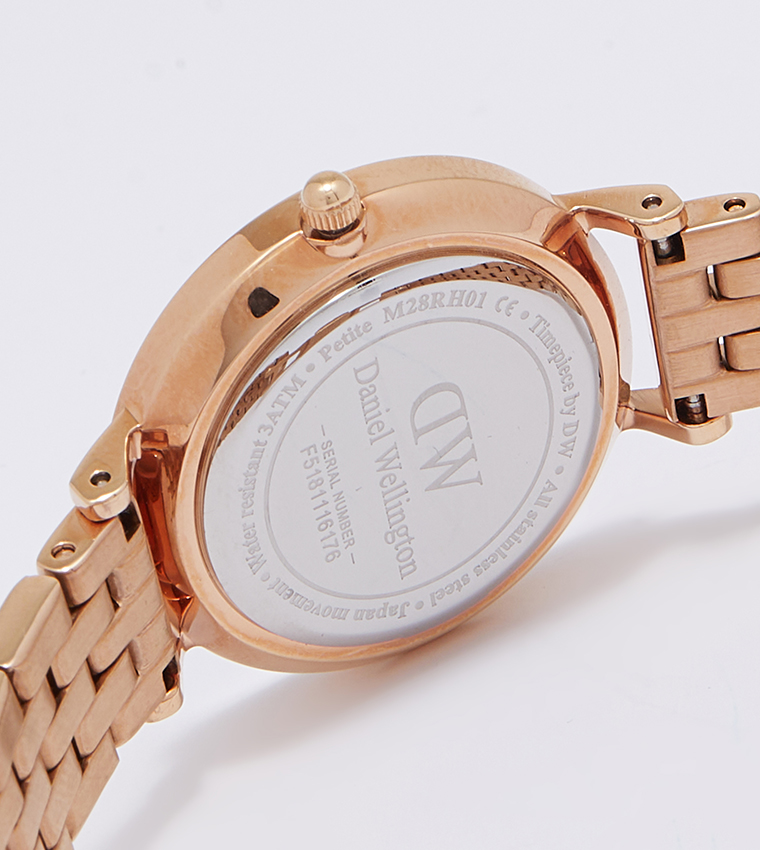 PETITE White Dial Analog Watch