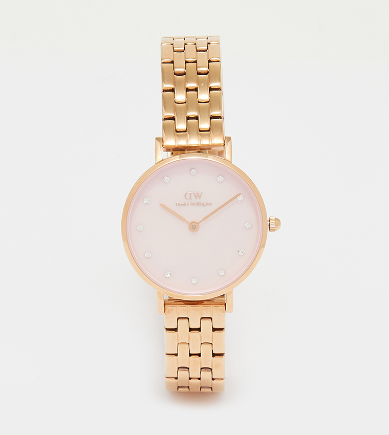 PETITE Stone Embellished Analog Watch