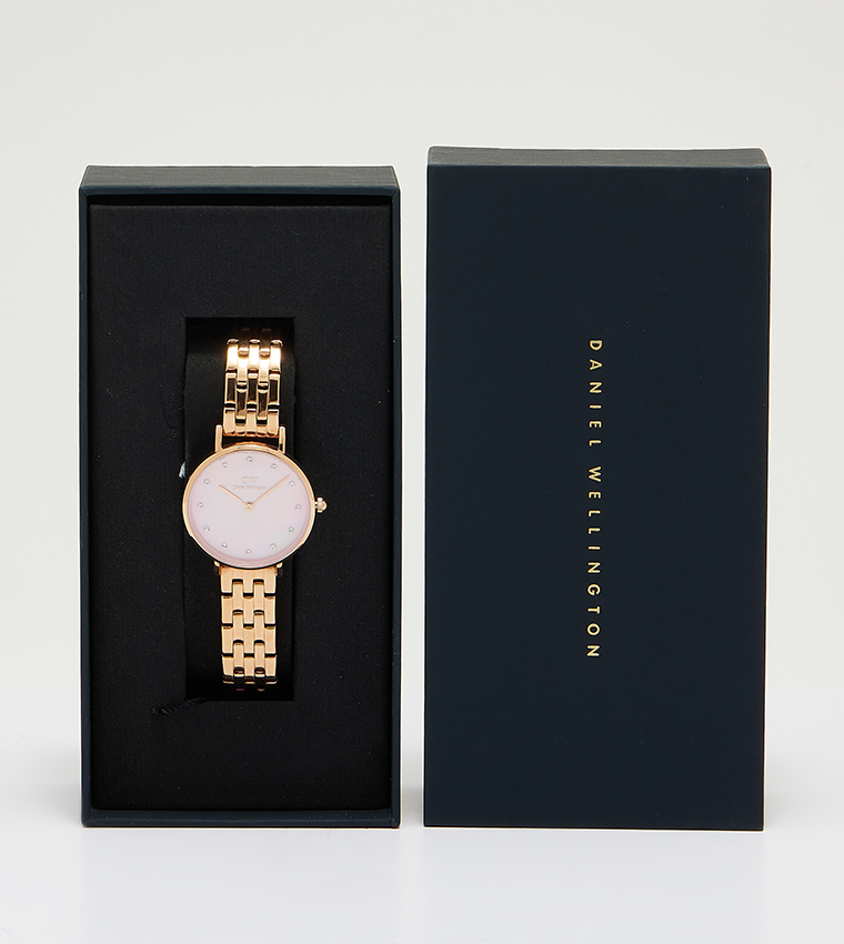 PETITE Stone Embellished Analog Watch