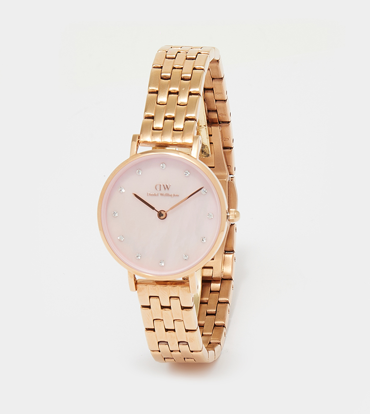 PETITE Stone Embellished Analog Watch