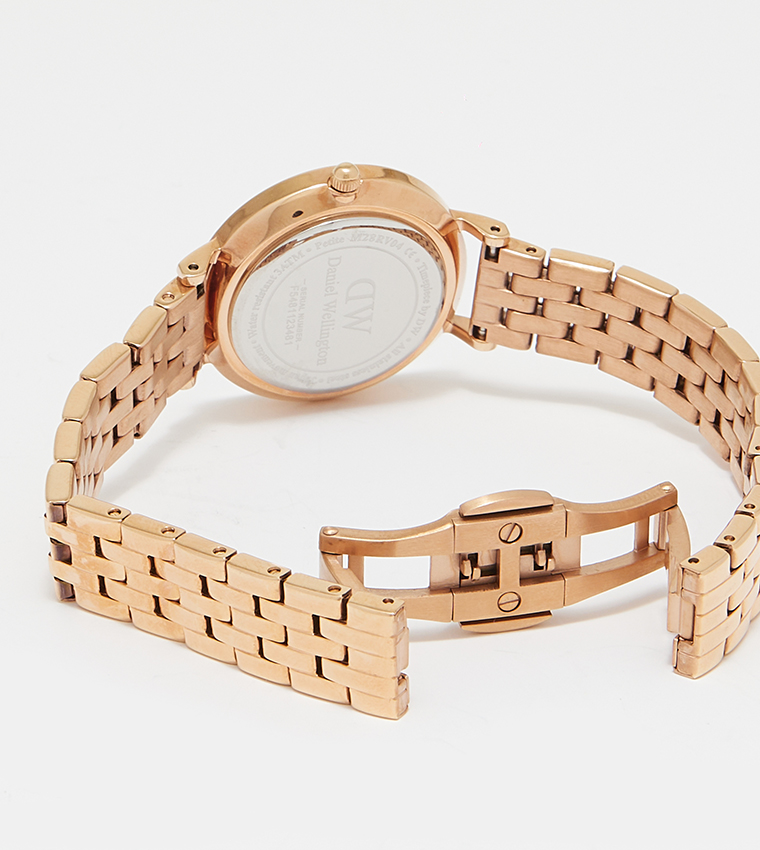 PETITE Stone Embellished Analog Watch