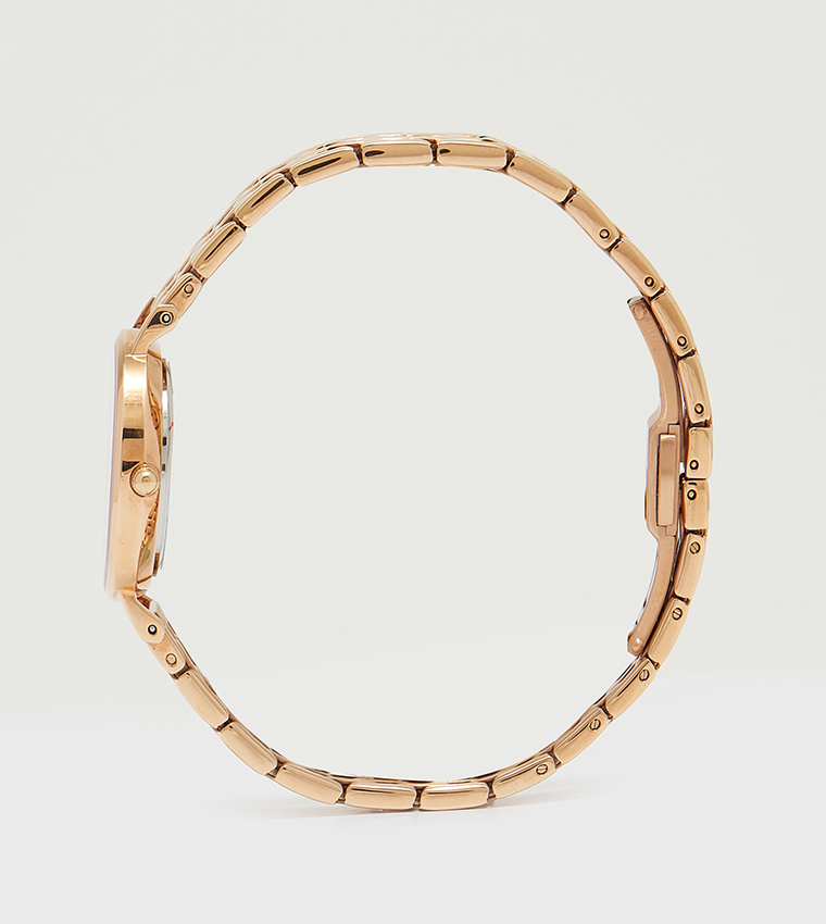 PETITE Stone Embellished Analog Watch