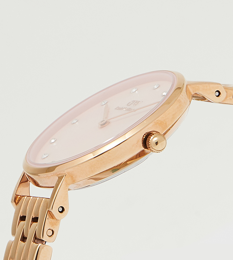 PETITE Stone Embellished Analog Watch