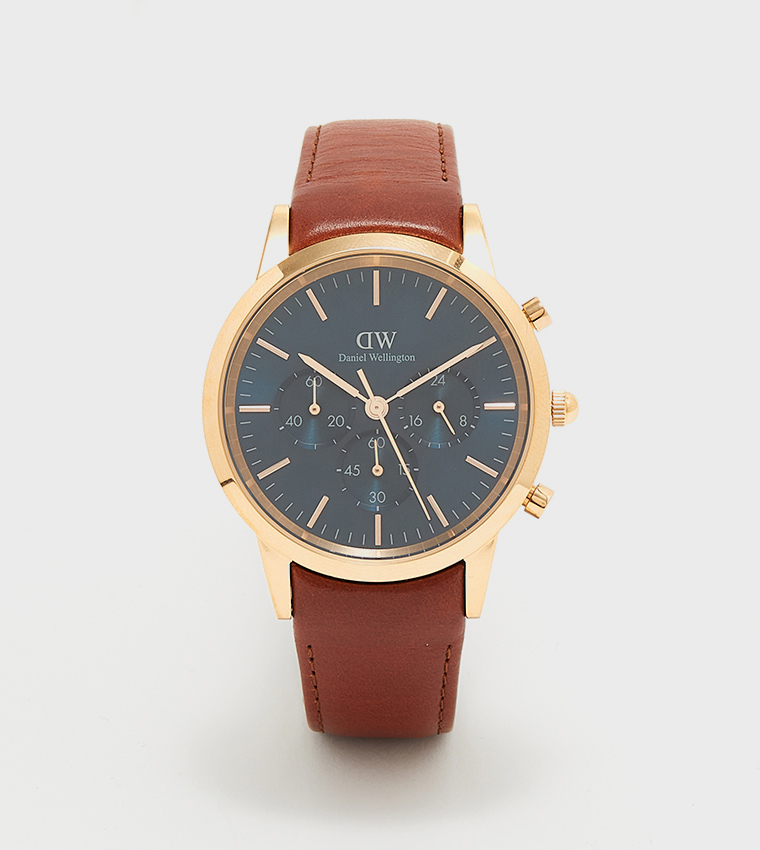 ICONIC Blue Dial Analog Watch