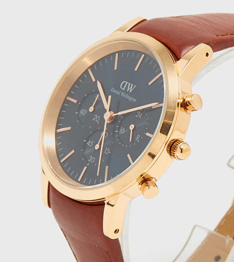 ICONIC Blue Dial Analog Watch