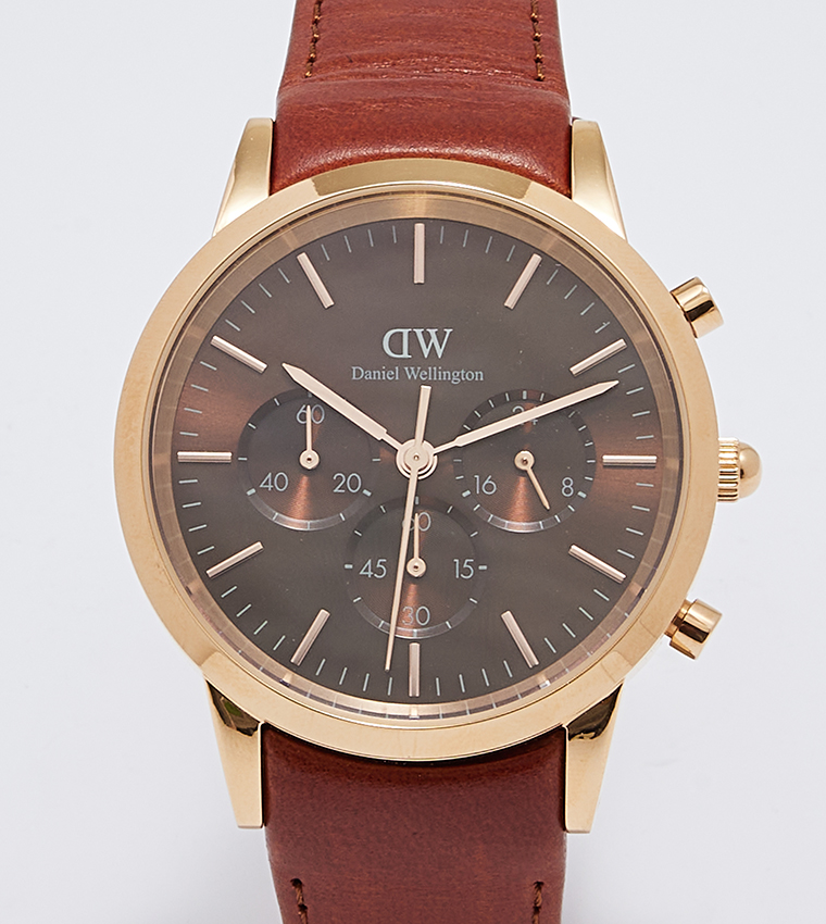 ICONIC Brown Dial Analog Watch